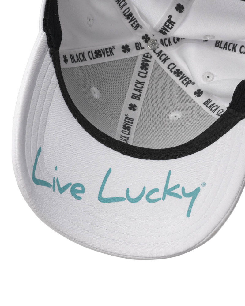 Premium Clover Fitted White - Blue | S/M S61-A2401_14