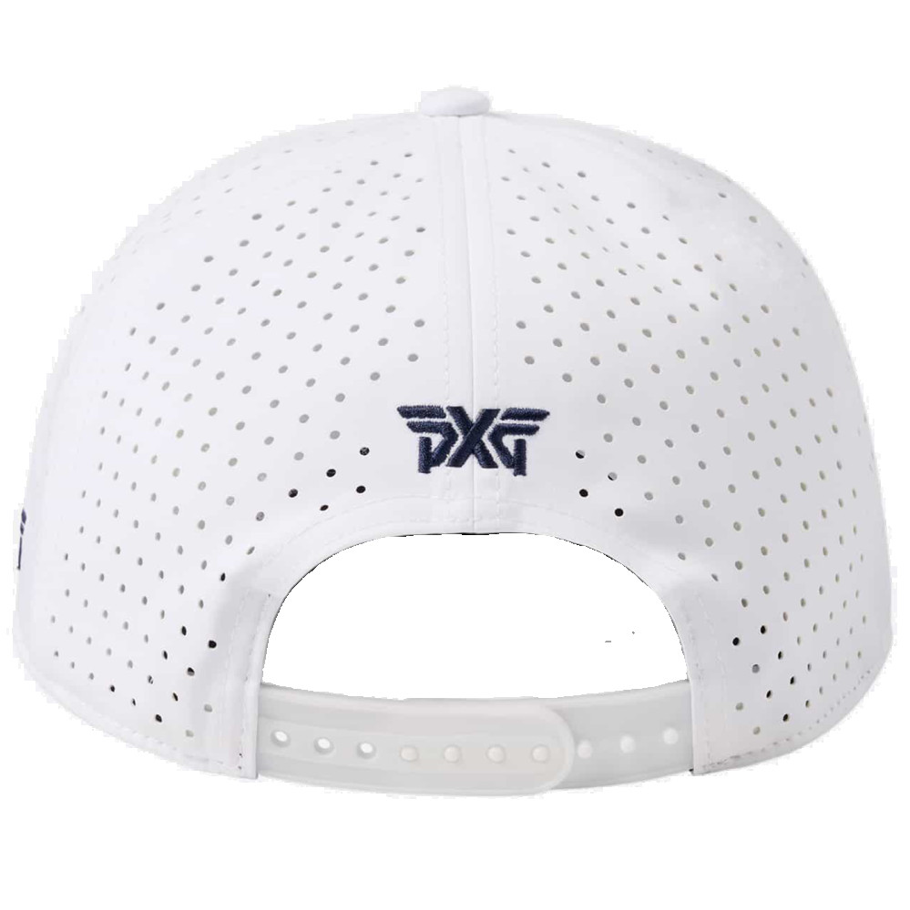 Dog Tag Structured Low Crown Snapback white-navy blazer P22-A1000_1