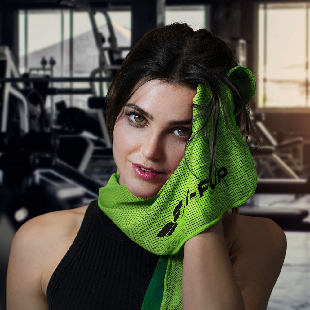 Airflip Towel Serviette rafraîchissante 100x30 neon grün S24-A0200_3