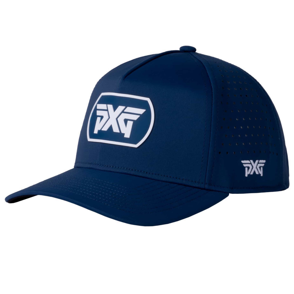 Men's Dog Tag Snapback Cap one size navy-white Logo P22-A1001_3