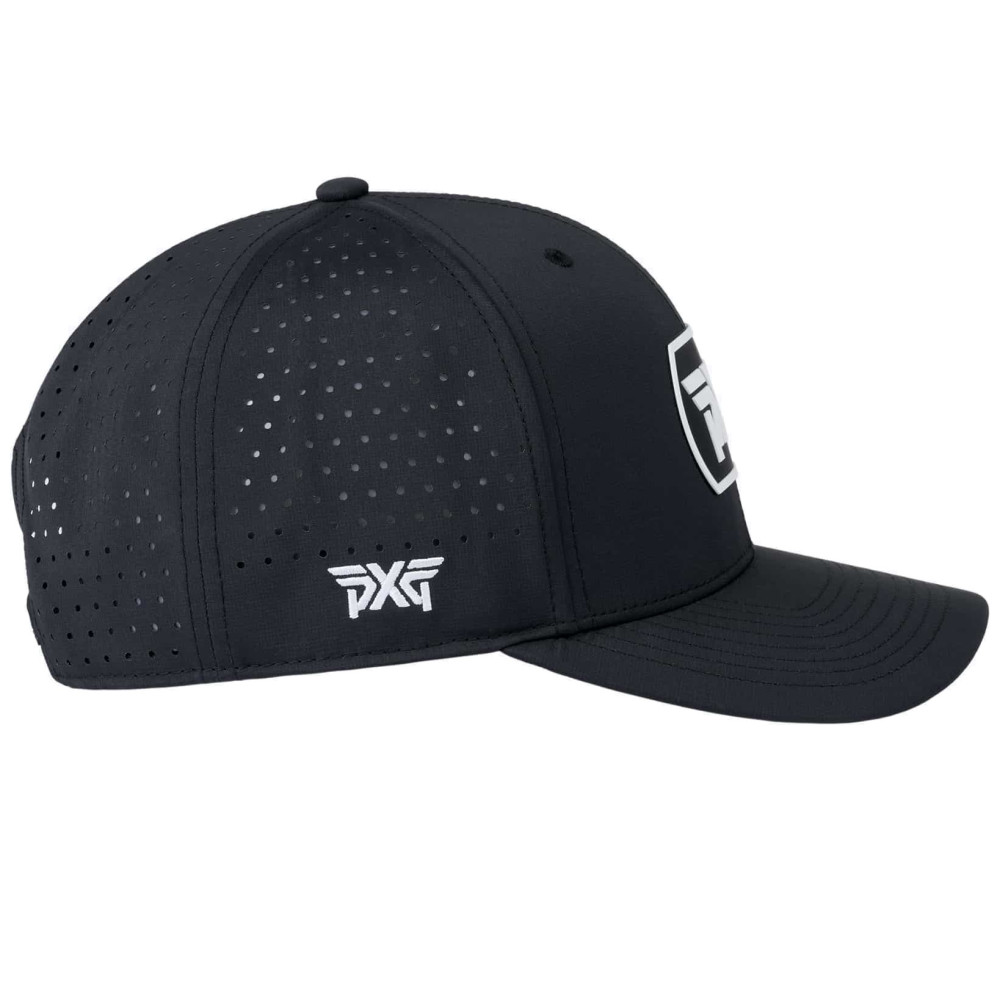 Men's Dog Tag Snapback Cap one size black-white Logo P22-A1001_2