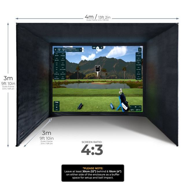 Golf Enclosure 4 x 3 x 3 Mtr  Q09-A0206