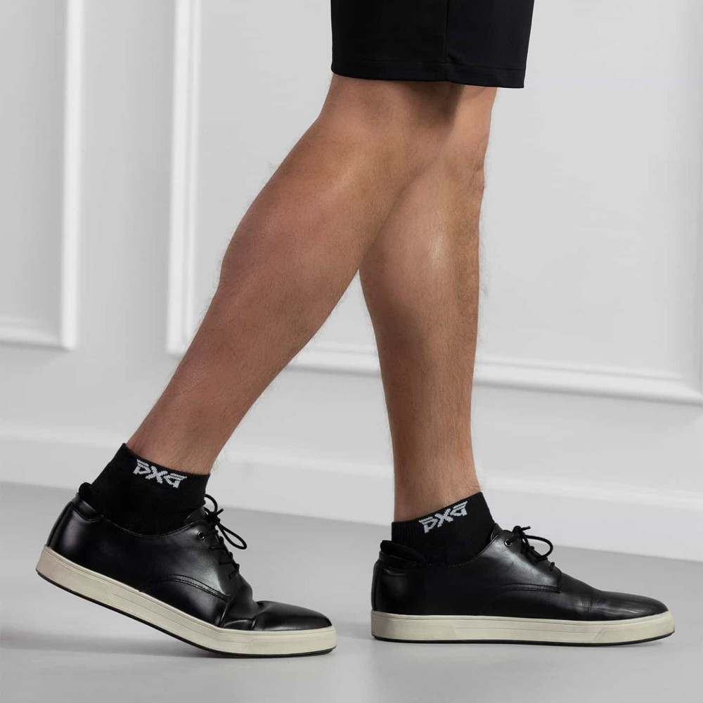 Men's Jacquard Ankle Socks black P22-O2000_1