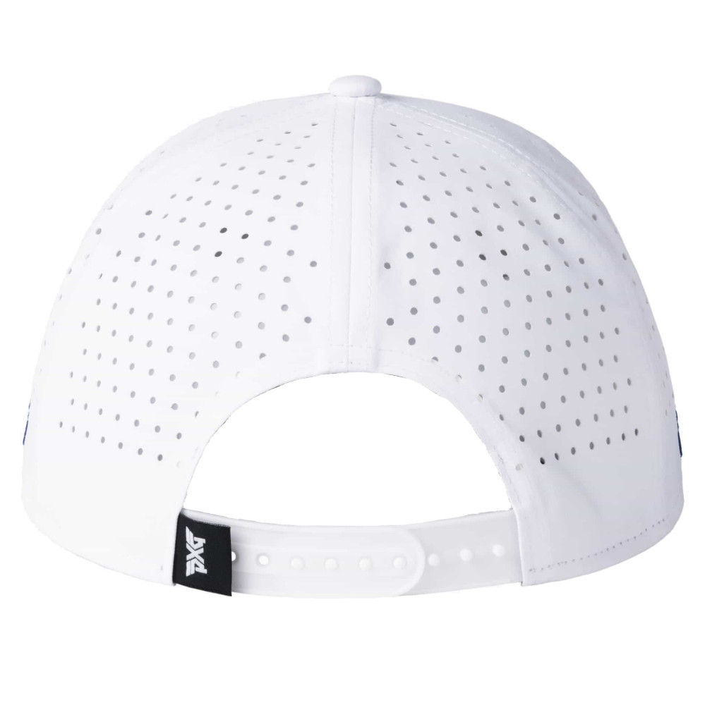 Men's Dog Tag Snapback Cap one size white-navy Logo P22-A1001_5