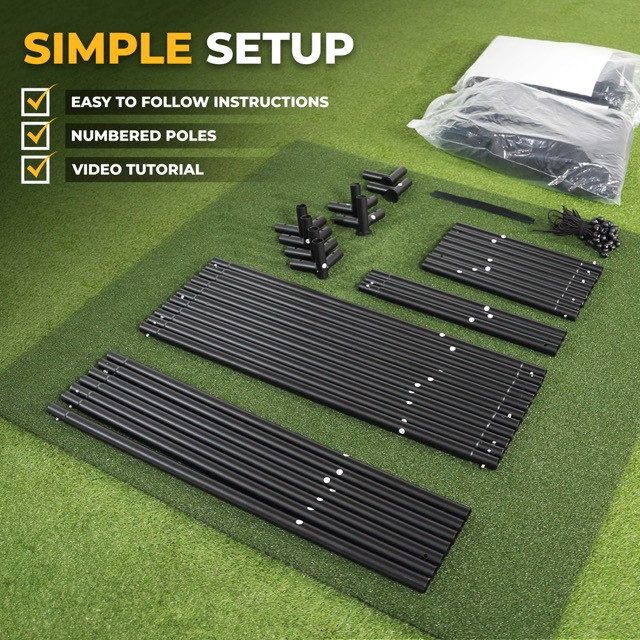 Golf Enclosure Grey 2.6 x 2.5 x 1.5 Mtr  Q09-A0220