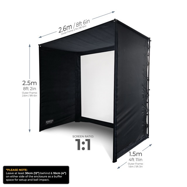 2.6 x 2.5 x 1.5 meters  Q09-A0200