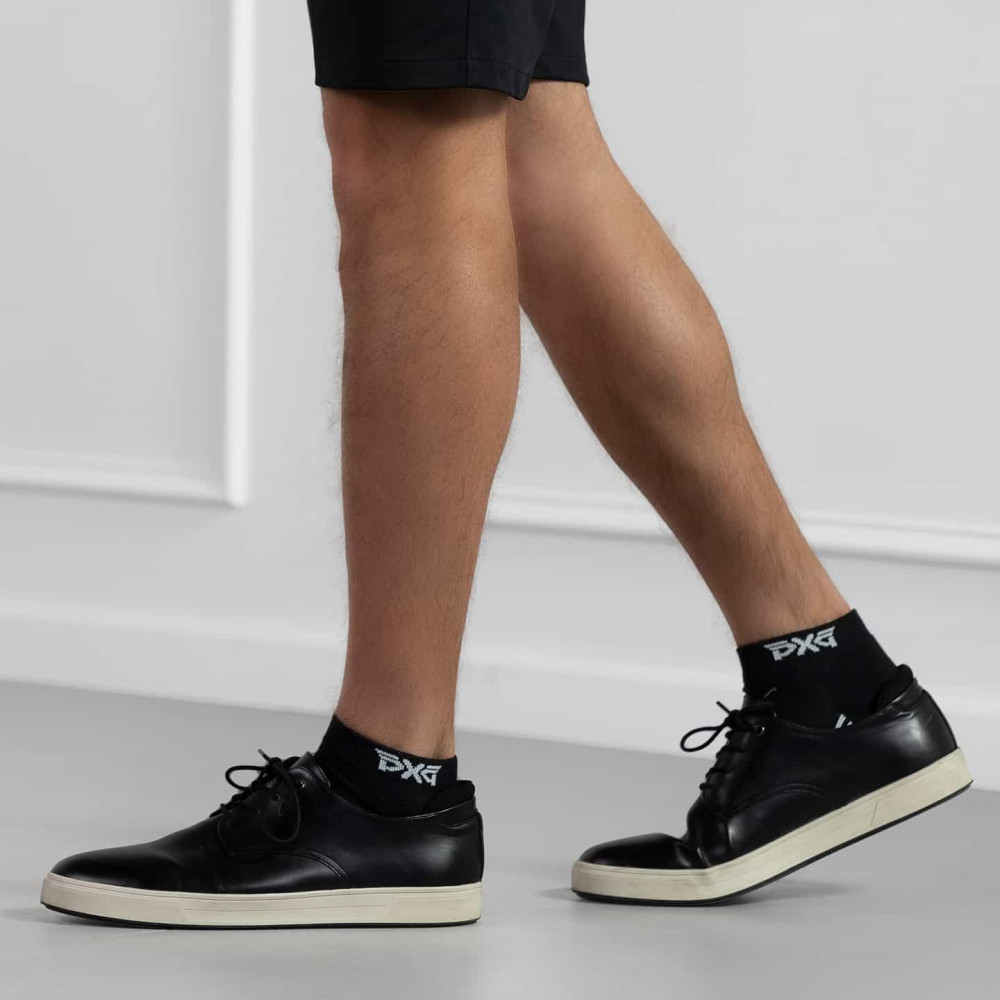 Men's Jacquard Ankle Socks black P22-O2000_1