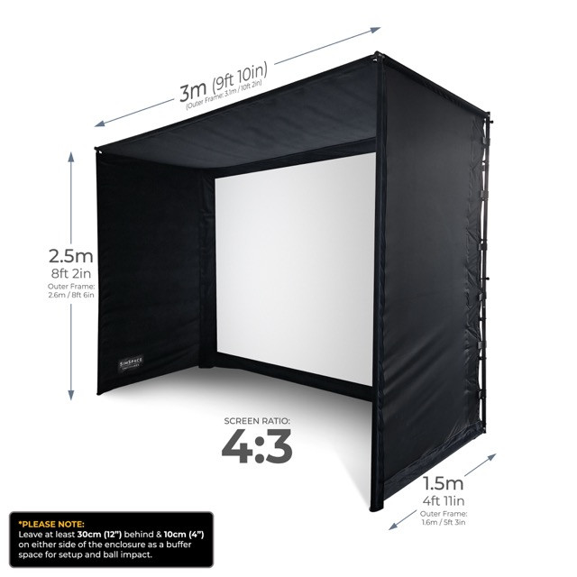 Golf Enclosure 3 x 2.5 x 1.5 Mtr  Q09-A0201