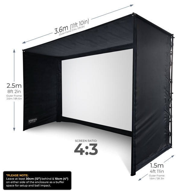 Golf Enclosure 3.6 x 2.5 x 1.5 Mtr  Q09-A0202