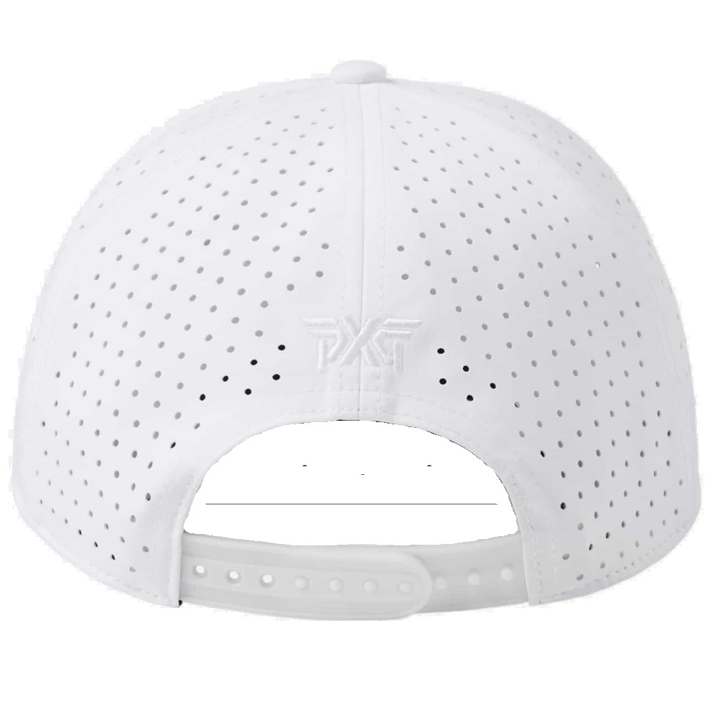 Dog Tag Structured Low Crown Snapback white-black chrome P22-A1000_4